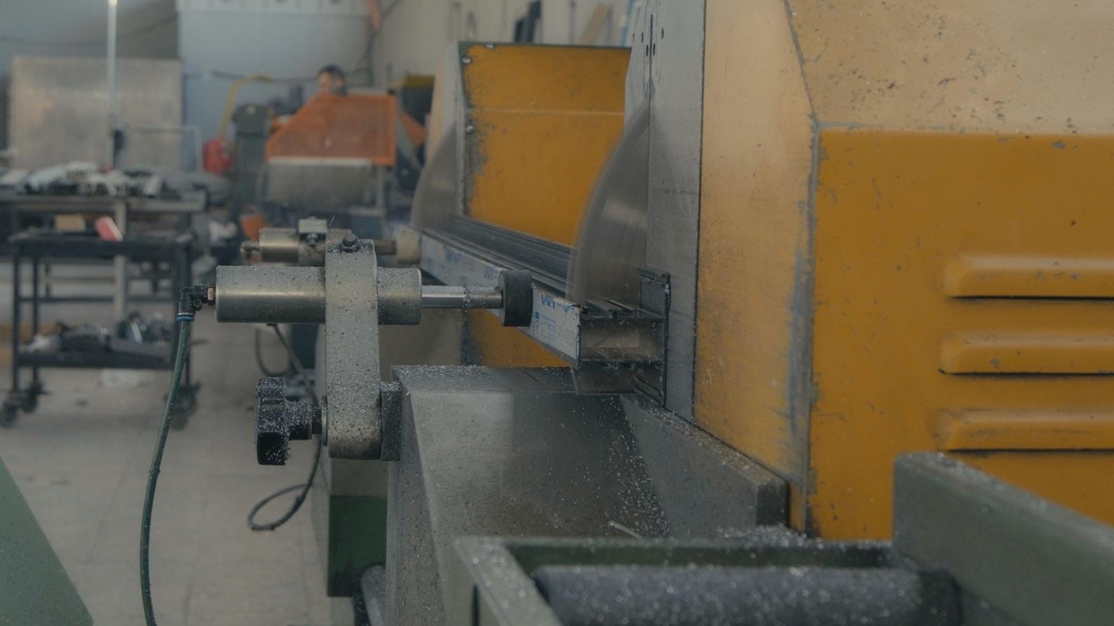 A factory with a lot of machines and machinery